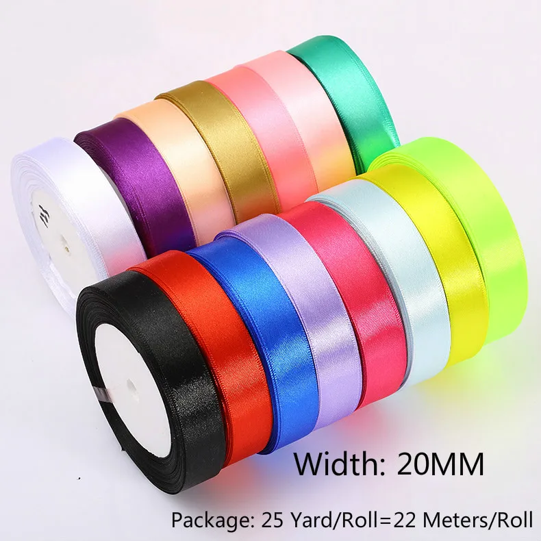 Multicolor Ribbon 25 Yards 2cm Silk Satin Ribbon Wedding Party Decor Bows for Crafts Invitation Card Gift Wrapping DIY Materials
Multicolor Ribbon 25 Yards 2cm Silk Satin Ribbon Wedding Party Decor Bows for Crafts Invitation Card Gift Wrapping DIY Materials