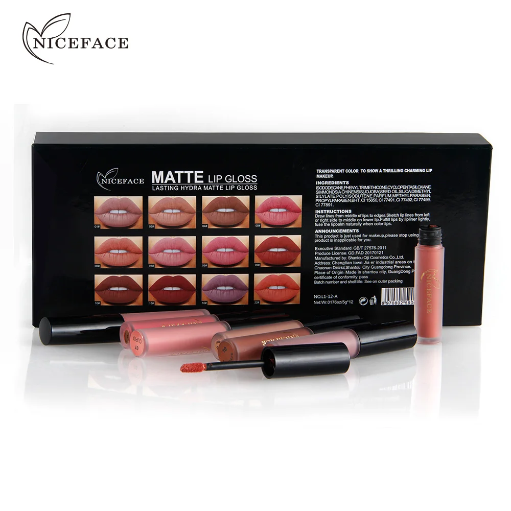 12Pcs/Set Matte Long-Lasting Lipstick 26 Colors Lip Gloss Waterproof Lip stick 5gx12 Beauty Lips Makeup #L17013
12Pcs/Set Matte Long-Lasting Lipstick 26 Colors Lip Gloss Waterproof Lip stick 5gx12 Beauty Lips Makeup #L17013