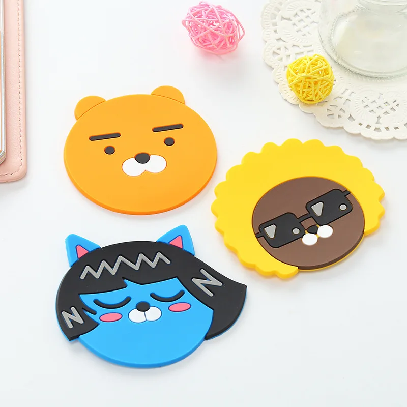 New Coaster Decorative Silicone patch Cartoon Cocoa Friends Cup Mat Party Favors Kawaii Kids Girl Student Tools Party Gifts
New Coaster Decorative Silicone patch Cartoon Cocoa Friends Cup Mat Party Favors Kawaii Kids Girl Student Tools Party Gifts