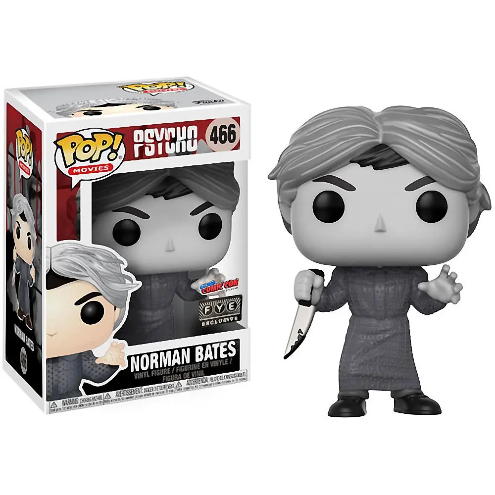 Exclusive Official Funko pop Psycho - Black and White Norman Bates Vinyl Action Figure Collectible Model Toy In Box
Exclusive Official Funko pop Psycho - Black and White Norman Bates Vinyl Action Figure Collectible Model Toy In Box