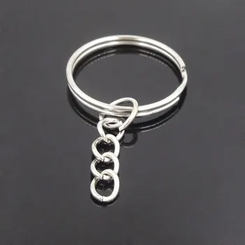 200Pcs Split Keychain Rings With Link Chain 25mm Key Chains Key Rings Key Accessories Rhodium Plated Keyrings AGK-94
200Pcs Split Keychain Rings With Link Chain 25mm Key Chains Key Rings Key Accessories Rhodium Plated Keyrings AGK-94