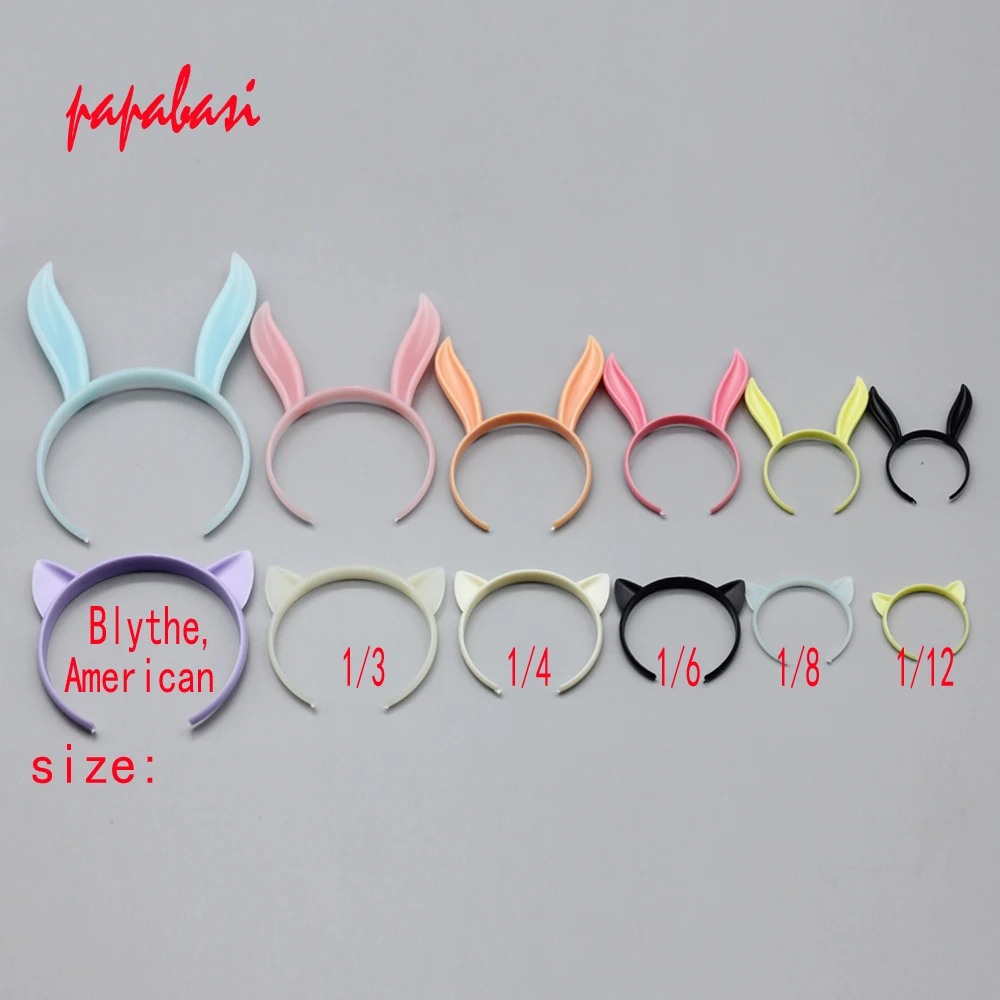 2PCS 1/12 1/8 1/6 1/4 1/3 Doll Accessories mini colourful rabbit and cat ear hair band for BJD Blyth doll accessories
2PCS 1/12 1/8 1/6 1/4 1/3 Doll Accessories mini colourful rabbit and cat ear hair band for BJD Blyth doll accessories