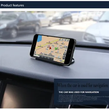 Support Smartphone Voiture GPS Holders Car Phone Mounts Universal Holder Dashboard For 3-6.8 Inch Smartphones Car-styling Y5 /1
Support Smartphone Voiture GPS Holders Car Phone Mounts Universal Holder Dashboard For 3-6.8 Inch Smartphones Car-styling Y5 /1