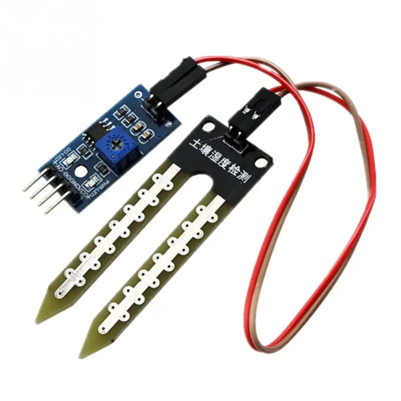 3.3 V-5V Hygrometer detection module Soil moisture detection module finished board set with 20cm DuPont lines
3.3 V-5V Hygrometer detection module Soil moisture detection module finished board set with 20cm DuPont lines
