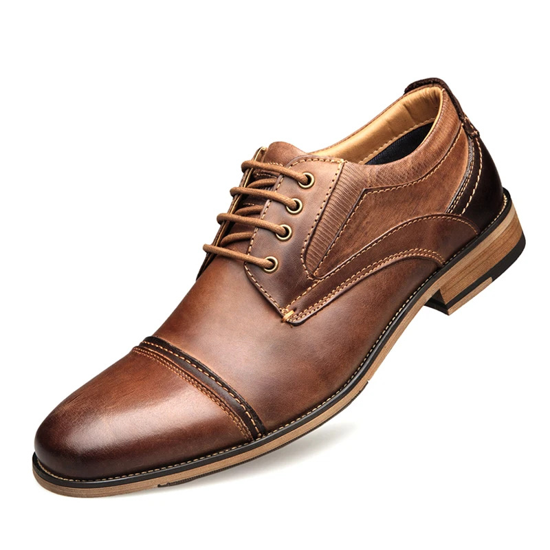 2019 Spring Men's Genuine Leather Shoes Size 40-50 Top Head Leather Brand Dress Shoes Europe and America Style Man Shoes
2019 Spring Men's Genuine Leather Shoes Size 40-50 Top Head Leather Brand Dress Shoes Europe and America Style Man Shoes