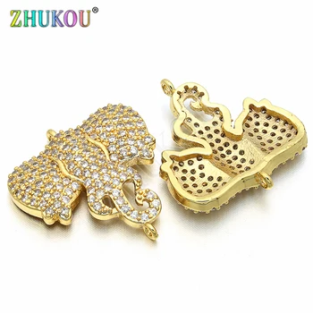 20*21mm Handmade Brass Cubic Zirconia Charms Connectors DIY Jewelry Bracelet Necklace Making, Model: VS55
20*21mm Handmade Brass Cubic Zirconia Charms Connectors DIY Jewelry Bracelet Necklace Making, Model: VS55