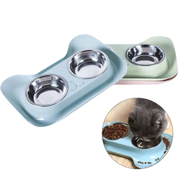 1Pc Durable Double Stainless Steel Pet Double Bowls with Non-skid Non-spill Design for Dog Cat Food and Water Elevated Feeder
1Pc Durable Double Stainless Steel Pet Double Bowls with Non-skid Non-spill Design for Dog Cat Food and Water Elevated Feeder