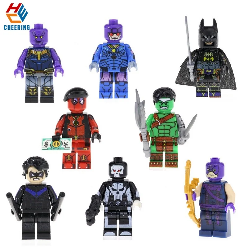 PG8121 Single Sale Building Blocks Super Heroes Infinity War Thanos Nightwing Hulk Batman Deadpool For Best Children Toys Gift
PG8121 Single Sale Building Blocks Super Heroes Infinity War Thanos Nightwing Hulk Batman Deadpool For Best Children Toys Gift