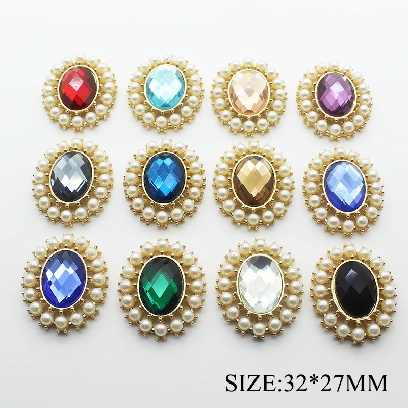 10pcs /lot 32*27MM Zinc Alloy Snap Button Flat Back Rhinestone Buttons for Clothes Decorative Button for Hair Accessories Decor
10pcs /lot 32*27MM Zinc Alloy Snap Button Flat Back Rhinestone Buttons for Clothes Decorative Button for Hair Accessories Decor