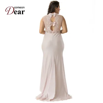 Comeondear Elegant Lace Top Party Maxi Dress Fashionable Formal Dress Robe Backless Sleeveless Femme Vestido De Festa Longo
Comeondear Elegant Lace Top Party Maxi Dress Fashionable Formal Dress Robe Backless Sleeveless Femme Vestido De Festa Longo