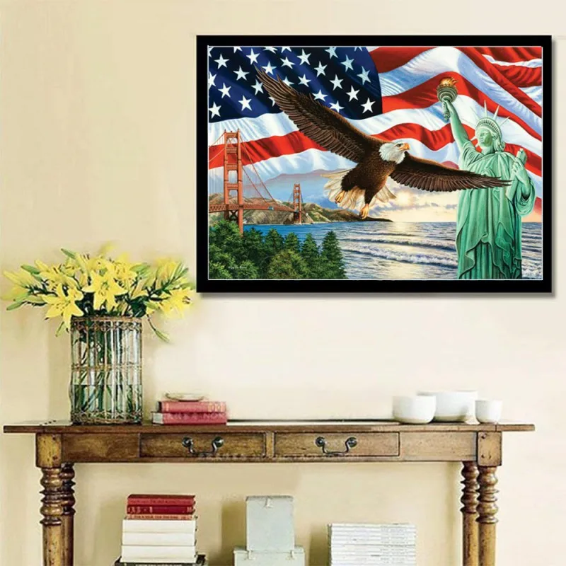 Statue Of Liberty Pattern 5D DIY Diamond Cross Stitch Paint By Number Kits Wall Art Decorations For 4th Of July
Statue Of Liberty Pattern 5D DIY Diamond Cross Stitch Paint By Number Kits Wall Art Decorations For 4th Of July