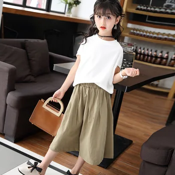 Children Sets Summer Casual T-shirt+ Pants Girls Clothing Sets Kids Summer Suit For 3 4 5 6 7 8 9 10 12 14 Years
Children Sets Summer Casual T-shirt+ Pants Girls Clothing Sets Kids Summer Suit For 3 4 5 6 7 8 9 10 12 14 Years