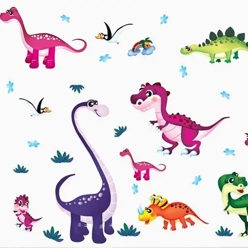 Cartoon Colorful Dinosaurs Wall Stickers PVC DIY Kids Room Nursery Home Decoration Wall Decals Backdrop Wallpaper Lovely
Cartoon Colorful Dinosaurs Wall Stickers PVC DIY Kids Room Nursery Home Decoration Wall Decals Backdrop Wallpaper Lovely