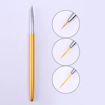3Pcs/set Nail Art Liner Brushes Drawing Carving Flower Pen Brush Kit Gold Handle Nail Art Tools
3Pcs/set Nail Art Liner Brushes Drawing Carving Flower Pen Brush Kit Gold Handle Nail Art Tools