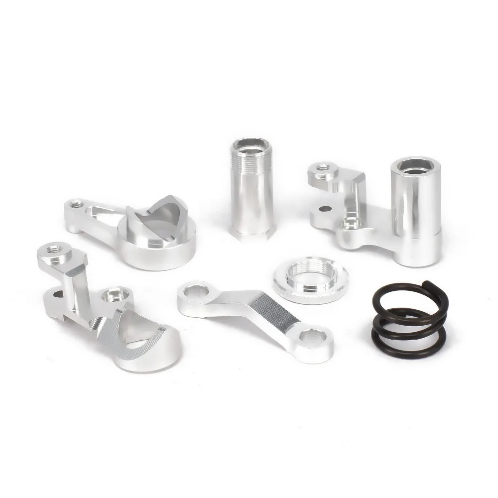 Alloy Aluminum Steering Servo Saver Complete Bell Crank Set 6845 For Rc 1/10 Traxxas Slash 5803 Upgraded Hop-Up Parts
Alloy Aluminum Steering Servo Saver Complete Bell Crank Set 6845 For Rc 1/10 Traxxas Slash 5803 Upgraded Hop-Up Parts