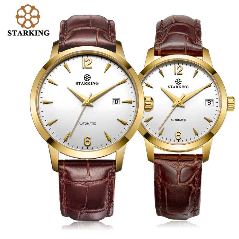 STARKING Relogio Watch Femme Mechanical Watch Ladies Lovers Watches Men Women Dress Leather Fashion Couple Wristwatches AM/L0194
STARKING Relogio Watch Femme Mechanical Watch Ladies Lovers Watches Men Women Dress Leather Fashion Couple Wristwatches AM/L0194