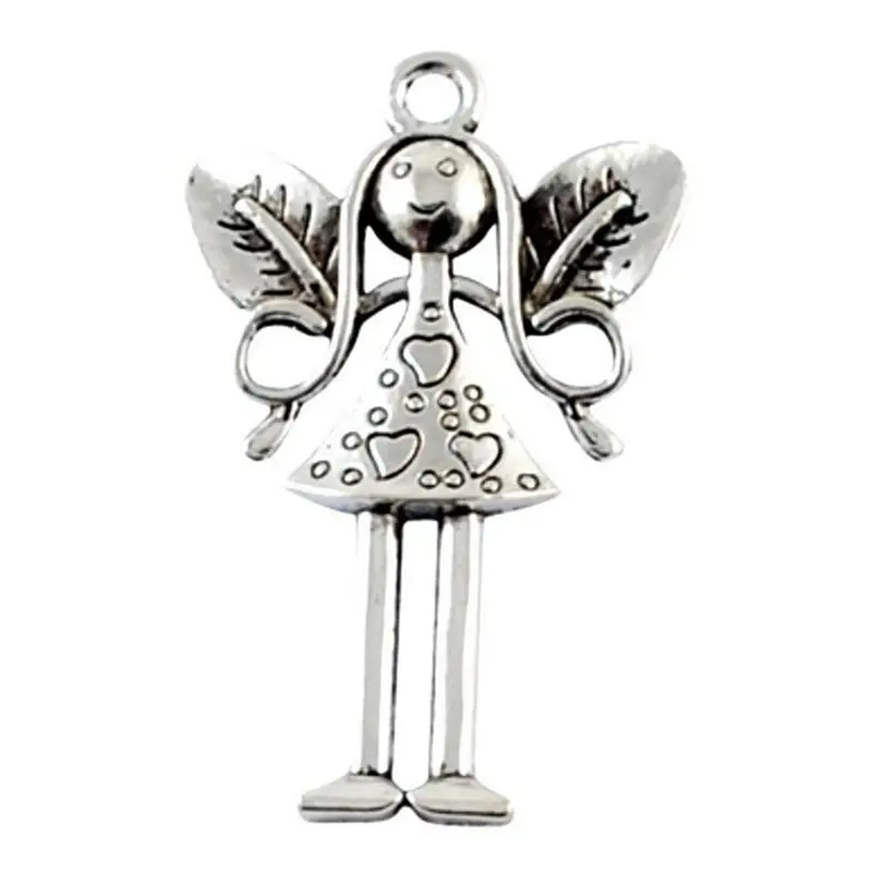 Angel Girl Charms Fairy Pendant Vintage Silver Alloy For Jewelry Making Findings Bracelets Handmade Crafts Accessories DIY Gift
Angel Girl Charms Fairy Pendant Vintage Silver Alloy For Jewelry Making Findings Bracelets Handmade Crafts Accessories DIY Gift