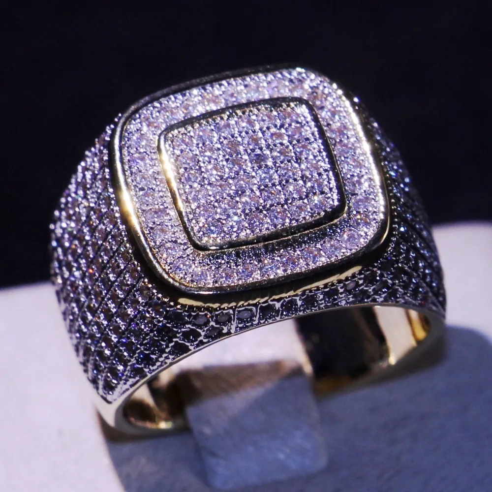 2018 New Arrival Male Luxury Jewelry Stunning 925 Sterling Silver&Gold Filled Pave White CZ Zirconia Party Men Finger Band Ring
2018 New Arrival Male Luxury Jewelry Stunning 925 Sterling Silver&Gold Filled Pave White CZ Zirconia Party Men Finger Band Ring