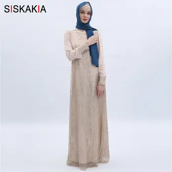 Siskakia High Grade luxury Mesh Hox fix Rhinestone Women A line Long dress High density Chiffon Lining Dubai Muslim Summer 2019
Siskakia High Grade luxury Mesh Hox fix Rhinestone Women A line Long dress High density Chiffon Lining Dubai Muslim Summer 2019