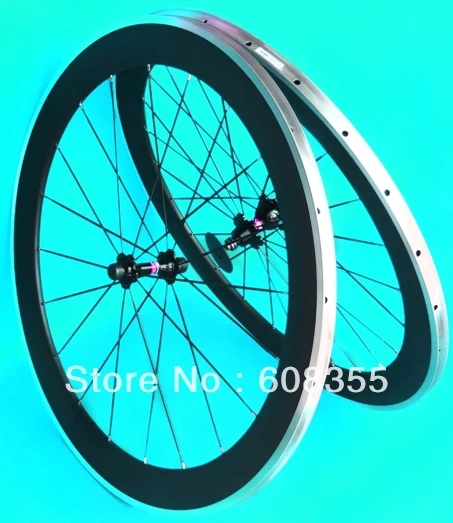 Carbon Matt road Bike Clincher Wheelset Wheel Rim 60mm with Alloy Brake Surface
Carbon Matt road Bike Clincher Wheelset Wheel Rim 60mm with Alloy Brake Surface