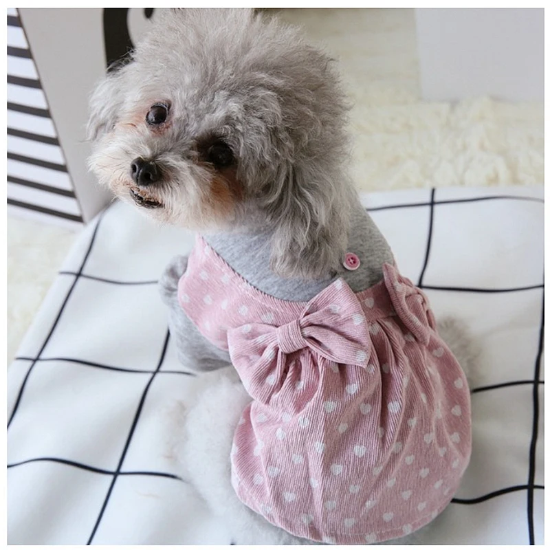 Big Bows Princess Dog Clothes Chihuahua Winter Autumn Fall Love Pet Dresses XS S XXL Little Medium Animal Cat Apparel Supplies
Big Bows Princess Dog Clothes Chihuahua Winter Autumn Fall Love Pet Dresses XS S XXL Little Medium Animal Cat Apparel Supplies