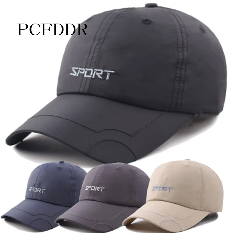 PCFDDR Summer Men's Pure-color Letter Embroidery Waterproof Quick-drying Cap Outdoor Sunscreen Sports Baseball Cap.
PCFDDR Summer Men's Pure-color Letter Embroidery Waterproof Quick-drying Cap Outdoor Sunscreen Sports Baseball Cap.