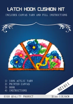Oneroom ZD1011 Hook Rug Kit DIY Unfinished Crocheting Yarn Mat Latch Hook Rug Kit Floor
Oneroom ZD1011 Hook Rug Kit DIY Unfinished Crocheting Yarn Mat Latch Hook Rug Kit Floor