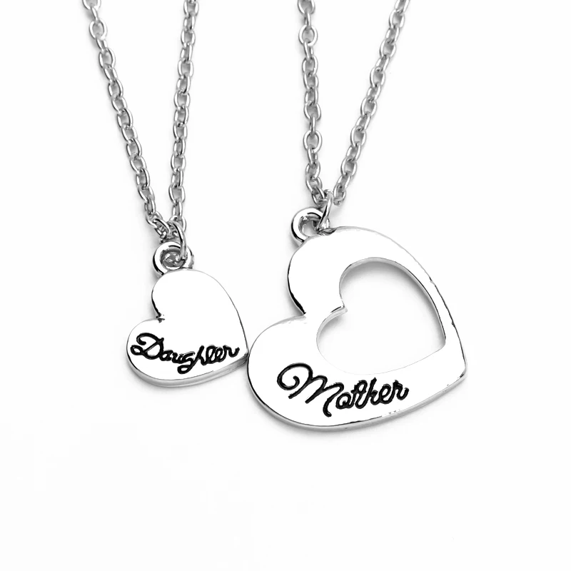 Statement Heart Mother Daughter Necklaces Hollow Splicing Necklace polishing letter Jewelry mother's day Gift For Mom/Daughter
Statement Heart Mother Daughter Necklaces Hollow Splicing Necklace polishing letter Jewelry mother's day Gift For Mom/Daughter