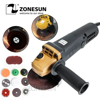 ZONESUN Angle Grinder 11500r/min Cutting Polishing Machine Hand Wheel Electric Concrete Angular Grinding Domestic Multifunction
ZONESUN Angle Grinder 11500r/min Cutting Polishing Machine Hand Wheel Electric Concrete Angular Grinding Domestic Multifunction
