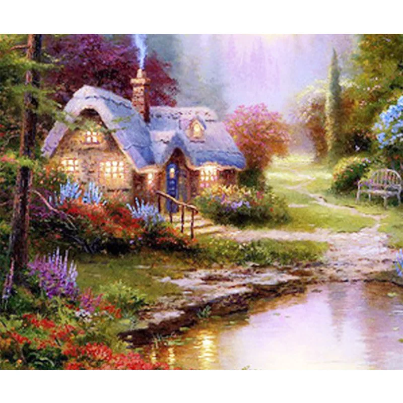 LUOVIZEM Full Square Drill 5D DIY Diamond Painting "Thatched house" 3D Embroidery Cross Stitch Rhinestone Mosaic Decor
LUOVIZEM Full Square Drill 5D DIY Diamond Painting "Thatched house" 3D Embroidery Cross Stitch Rhinestone Mosaic Decor