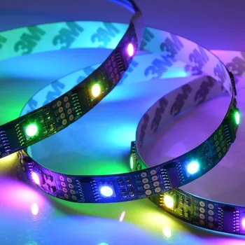 WS2801 Addressable LED Strip Arduino Development Ambilight TV 32leds/m 5050 RGB 12mm Black PCB DC5V Waterproof IP65 IP67
WS2801 Addressable LED Strip Arduino Development Ambilight TV 32leds/m 5050 RGB 12mm Black PCB DC5V Waterproof IP65 IP67