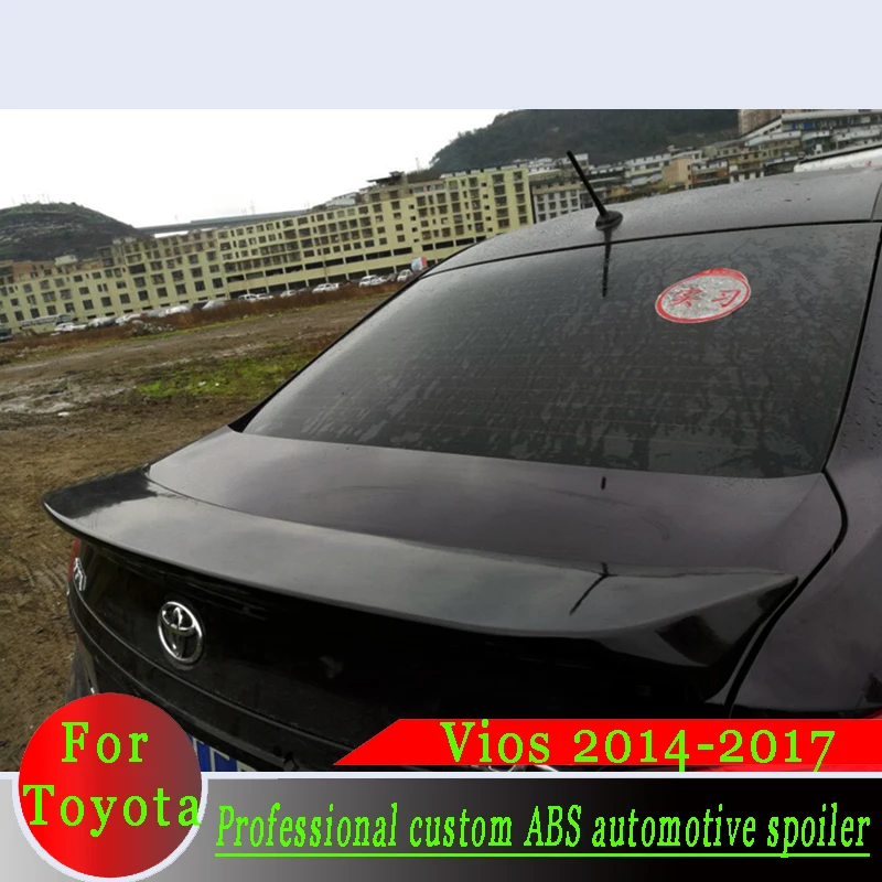 2014-2017 for Toyota Vios Primer or Black or White DIY Color ABS Material Professional Beautify Spoiler Vios Thickened Spoiler 
2014-2017 for Toyota Vios Primer or Black or White DIY Color ABS Material Professional Beautify Spoiler Vios Thickened Spoiler