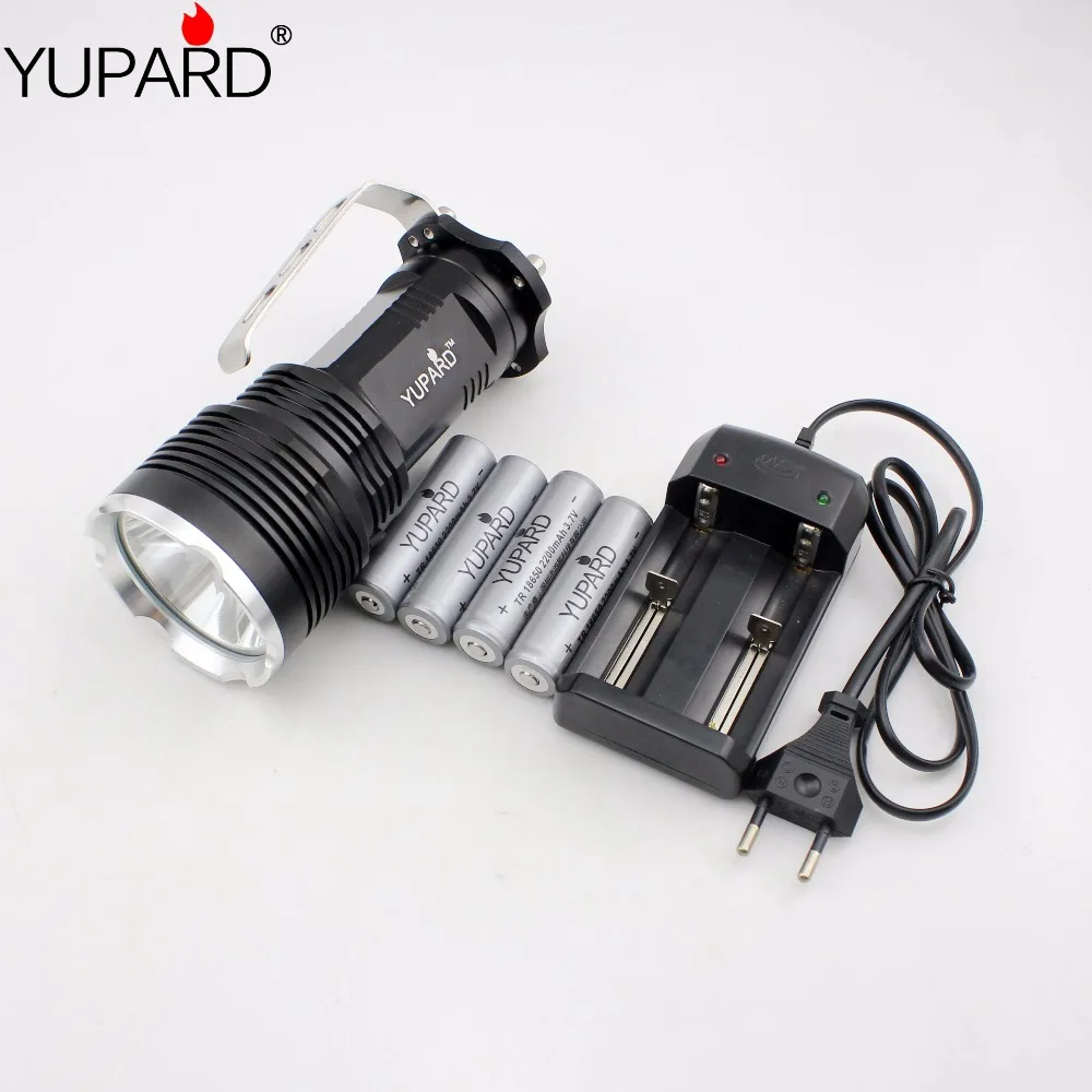 YUPARD 5x XM-L2 T6 LED Flashlight Torch Searchlight Spotlight tactical camping 7000Lm +4* 2200mAh 18650 Battery+Charger
YUPARD 5x XM-L2 T6 LED Flashlight Torch Searchlight Spotlight tactical camping 7000Lm +4* 2200mAh 18650 Battery+Charger
