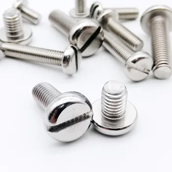 10/50pcs M3 M4 M5 M6 M8 304 A2 stainless steel GB67 Metric Thread Slotted Pan Head Round Head Machine Screw Bolt Length=4-60mm
10/50pcs M3 M4 M5 M6 M8 304 A2 stainless steel GB67 Metric Thread Slotted Pan Head Round Head Machine Screw Bolt Length=4-60mm