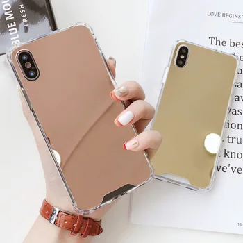 500pcs Luxury Mirror Corner Protection Cover Soft TPU + Hard Acrylic Case For iPhone 11 Pro Max XS XR X 8 7 6 6S Plus Shockproof
500pcs Luxury Mirror Corner Protection Cover Soft TPU + Hard Acrylic Case For iPhone 11 Pro Max XS XR X 8 7 6 6S Plus Shockproof