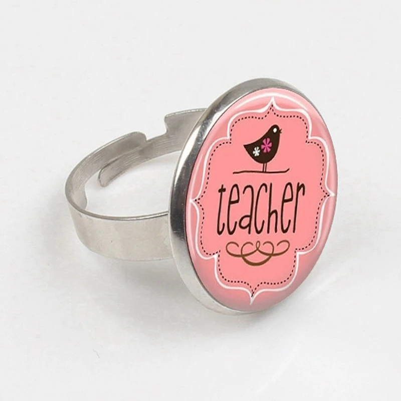 2019 Teachers ring Teacher Appreciation Back to School Pink and Brown Bird Art ring Pink print glass ring
2019 Teachers ring Teacher Appreciation Back to School Pink and Brown Bird Art ring Pink print glass ring