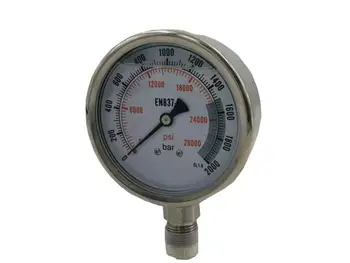 Free shipping Model :WS-EN200 6 inch diameter 0-200 Mpa Bottom connected High hydraulic pressure scale range in PSI
Free shipping Model :WS-EN200 6 inch diameter 0-200 Mpa Bottom connected High hydraulic pressure scale range in PSI