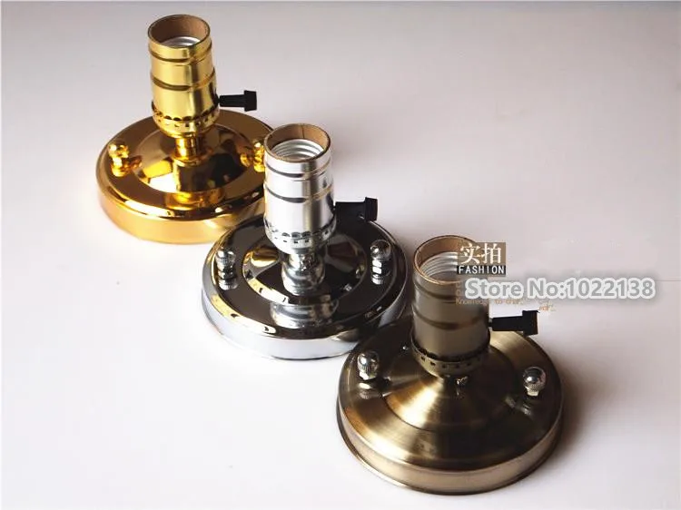 1PCS Edison first single vintage lamp base E26 / E27 screw knob UL certification seat Ceiling fixtures of DIY
1PCS Edison first single vintage lamp base E26 / E27 screw knob UL certification seat Ceiling fixtures of DIY