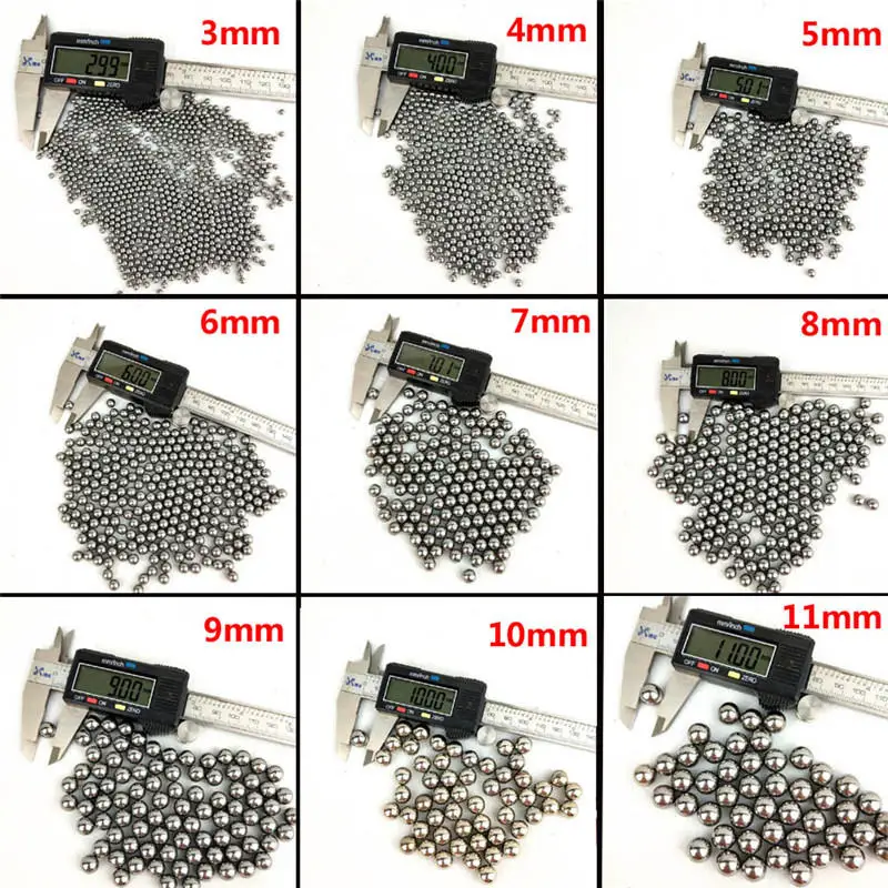 500pcs/Lot 3mm -12mm Steel Balls Slingshot Hunting High-carbon Steel Slingshot Balls Catapult Slingshot Hitting Ammo Steel balls
500pcs/Lot 3mm -12mm Steel Balls Slingshot Hunting High-carbon Steel Slingshot Balls Catapult Slingshot Hitting Ammo Steel balls