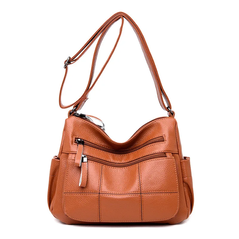 New High Quality Shoulder CrossBody Bags For Women Messenger Bag Big Size Hobos Lady Bags Women's Genuine Leather Handbags
New High Quality Shoulder CrossBody Bags For Women Messenger Bag Big Size Hobos Lady Bags Women's Genuine Leather Handbags