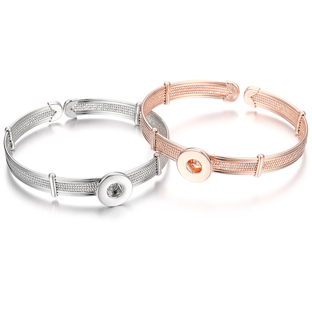 New Snap Button Bracelet Snap Jewelry Sliver Rose Gold Snap Button Bracelets Fit 12mm Metal Snap Button Jewelry for Women Men
New Snap Button Bracelet Snap Jewelry Sliver Rose Gold Snap Button Bracelets Fit 12mm Metal Snap Button Jewelry for Women Men