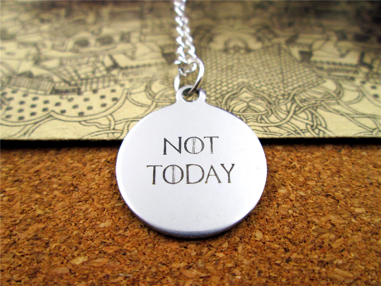 Fashion stainless steel necklace "NOT TODAY" Charms Pendant necklace Jewelry Gift more style for choosing
Fashion stainless steel necklace "NOT TODAY" Charms Pendant necklace Jewelry Gift more style for choosing