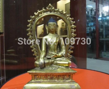 002808 Tibet Buddhism A 24K Gold Gild Bronze Carved Thailand Sakyamuni Buddha Statue
002808 Tibet Buddhism A 24K Gold Gild Bronze Carved Thailand Sakyamuni Buddha Statue