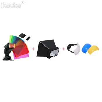 3pcs/lot Soft Screen Flash Diffuser+12 Color Gel Filters+3 Color Flash Diffuser for Canon Nikon Sony All DSLR Flash Speedlite 
3pcs/lot Soft Screen Flash Diffuser+12 Color Gel Filters+3 Color Flash Diffuser for Canon Nikon Sony All DSLR Flash Speedlite