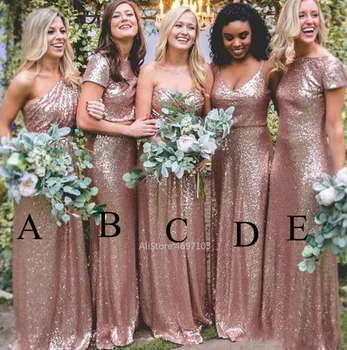 Bling Sparkly Bridesmaid Dresses 2019 Rose Gold Sequins New Cheap Two Pieces Prom Gowns Backless Country Beach Party Dresses
Bling Sparkly Bridesmaid Dresses 2019 Rose Gold Sequins New Cheap Two Pieces Prom Gowns Backless Country Beach Party Dresses