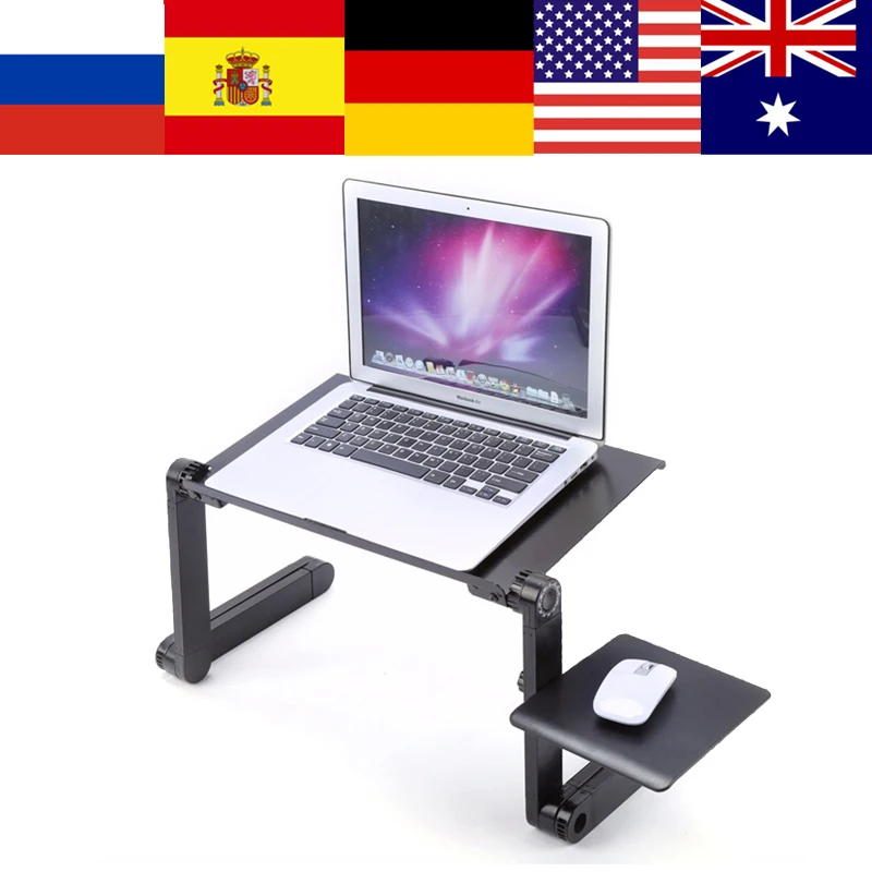 Регулируемый складной портативный стол для ноутбука настольного компьютера