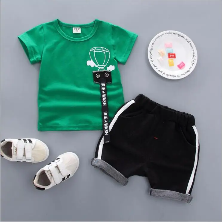 Baby Boy Clothes Fashion Round Neck Solid Print T-Shirt + Shorts 2PCS Outfits Kids Bebes Jogging Suits Tracksuits 4 Colors
Baby Boy Clothes Fashion Round Neck Solid Print T-Shirt + Shorts 2PCS Outfits Kids Bebes Jogging Suits Tracksuits 4 Colors