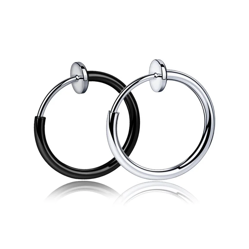 Mens/Womens Stealth No piercing Earrings ear Cuff Spring Clip Helix Ring Hoop Fake Ear Ring Hoop Hip hop Punk ear jewelry
Mens/Womens Stealth No piercing Earrings ear Cuff Spring Clip Helix Ring Hoop Fake Ear Ring Hoop Hip hop Punk ear jewelry