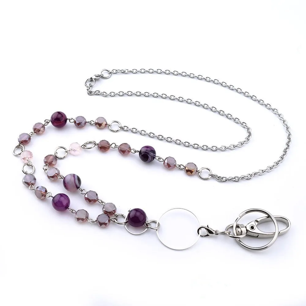 Fashion Design Different Colors Crystal Badge Lanyards ID Necklaces ID Badge Holder for teachers, nurses and other OL
Fashion Design Different Colors Crystal Badge Lanyards ID Necklaces ID Badge Holder for teachers, nurses and other OL