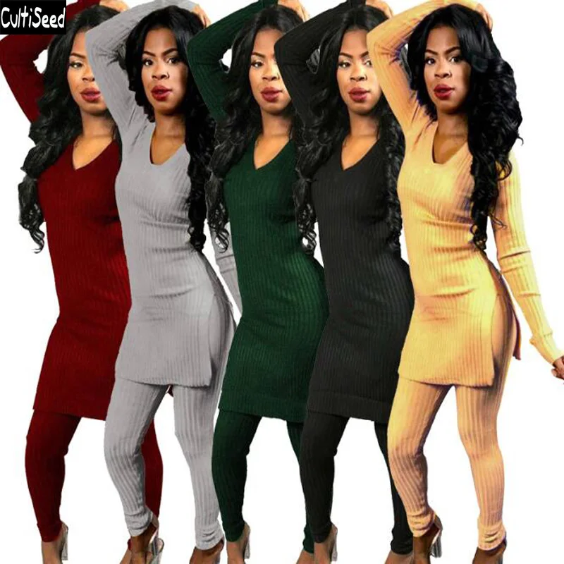 Cultiseed Women Sets Clothing 2019 Female Autumn Winter Knitted 2pcs Set Suits Ladies Solid Color Slim Sweaters Sets Clothes
Cultiseed Women Sets Clothing 2019 Female Autumn Winter Knitted 2pcs Set Suits Ladies Solid Color Slim Sweaters Sets Clothes